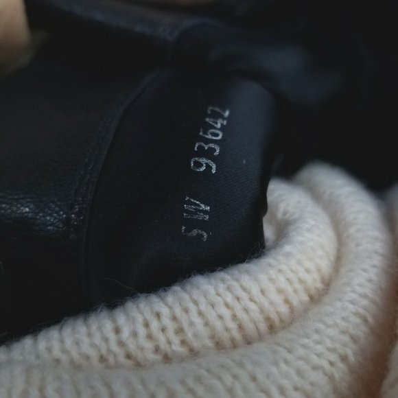 Stuart Weitzman Tall Black Leather Buckle Heeled Riding Boots size 8.5 - Picture 14 of 15